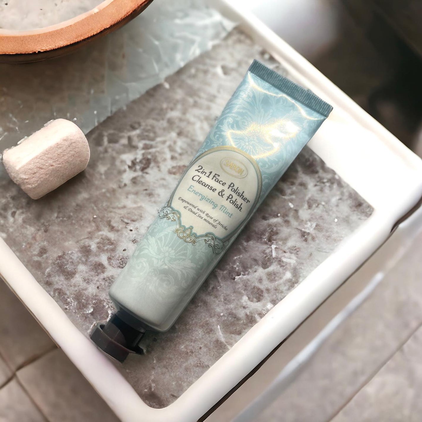 フェイスポリッシャー リフレッシング(ミント)/SABON/スクラブ・ゴマージュを使ったクチコミ(1枚目)