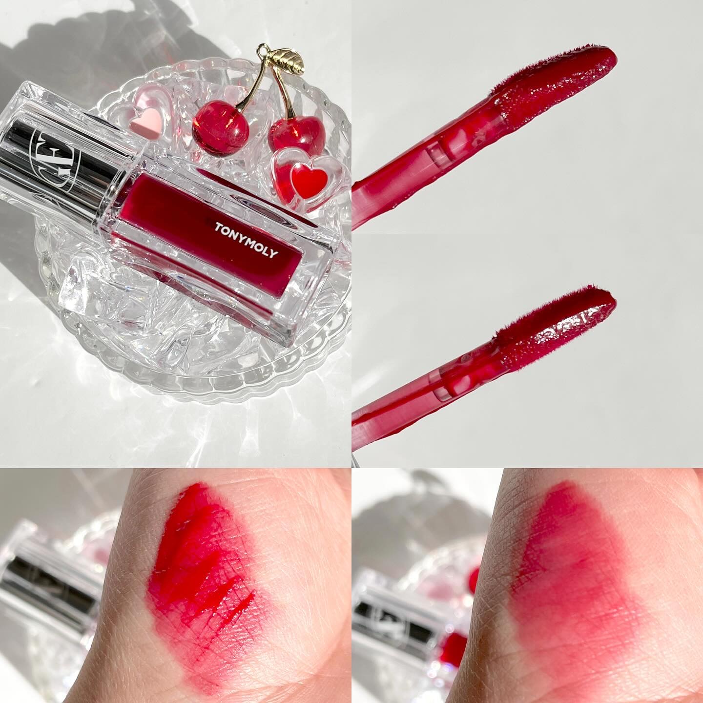 ゲットイットティント ウォーターフルバター/TONYMOLY/リップティントを使ったクチコミ（2枚目）