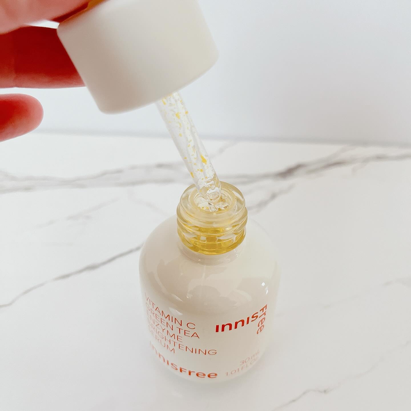 ビタC　グリーンティーエンザイム　ブライト　セラム/innisfree/美容液を使ったクチコミ（3枚目）