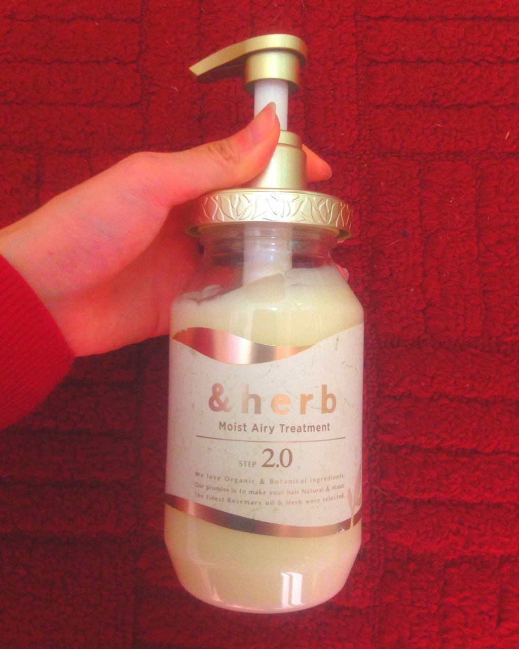 モイストエアリーシャンプー1.0/&herb/市販シャンプーを使ったクチコミ(3枚目)
