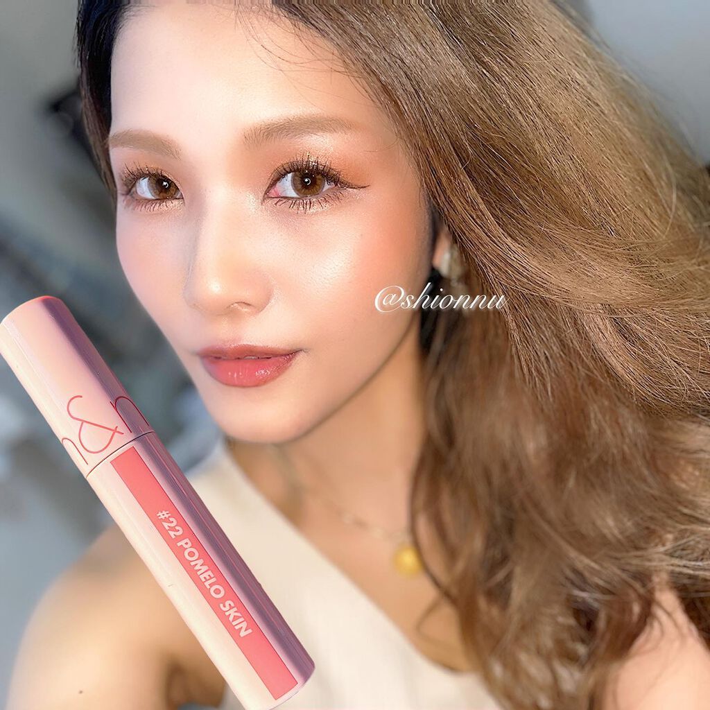 ジューシーラスティングティント/rom&nd/リップティントを使ったクチコミ（2枚目）