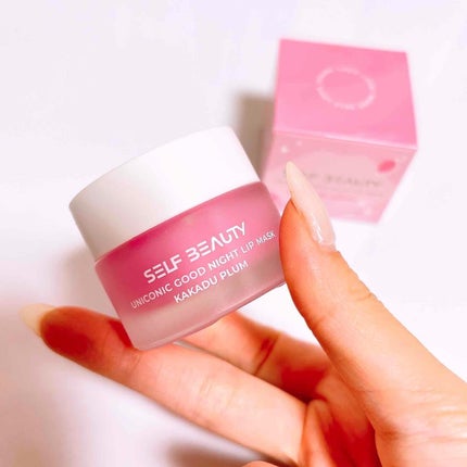 ユニコーングッドナイトリップマスク カカドゥプラム/SELF BEAUTY/リップマスクを使ったクチコミ(3枚目)