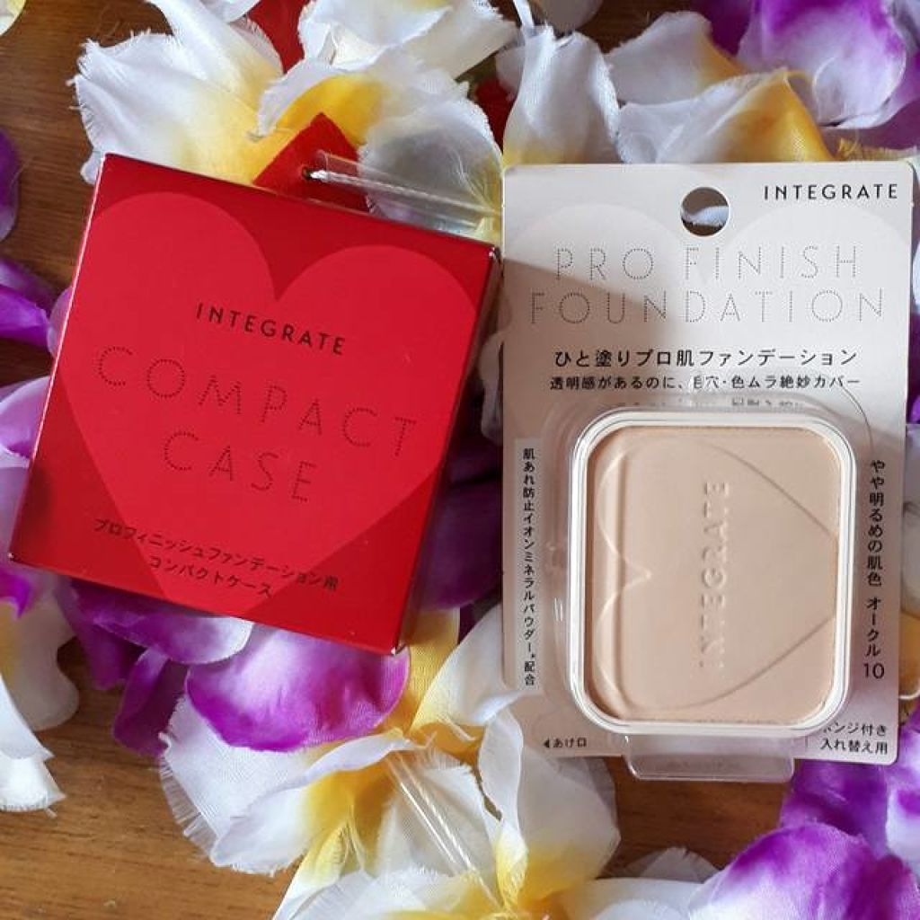 プロフィニッシュファンデーション/インテグレート/パウダーファンデーションを使ったクチコミ（1枚目）