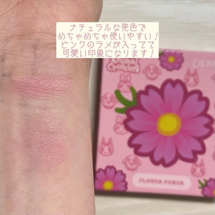 フラワーパワー/ColourPop/パウダーチークを使ったクチコミ(4枚目)