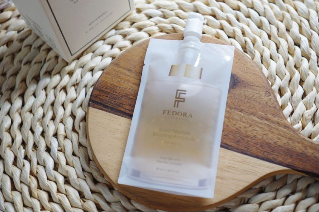 ゴールド ペプチド ブースティング アンプル/FEDORA AESTHETIC/美容液を使ったクチコミ（1枚目）