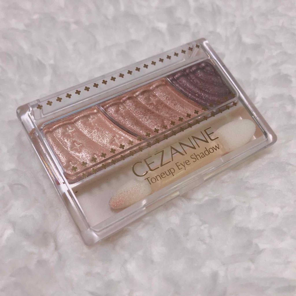 トーンアップアイシャドウ/CEZANNE/アイシャドウパレットを使ったクチコミ(1枚目)