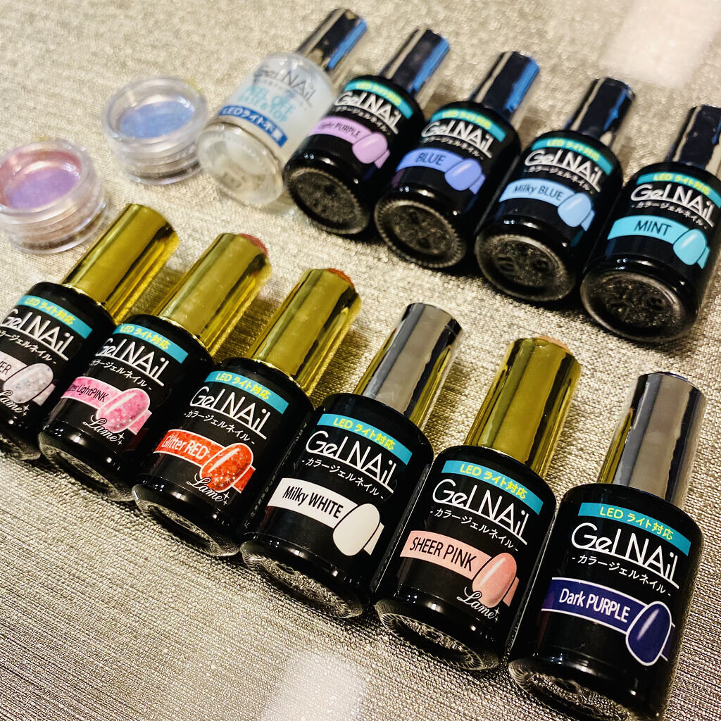 ジェルネイル（ライト対応）/セリア/ジェルネイルを使ったクチコミ（2枚目）