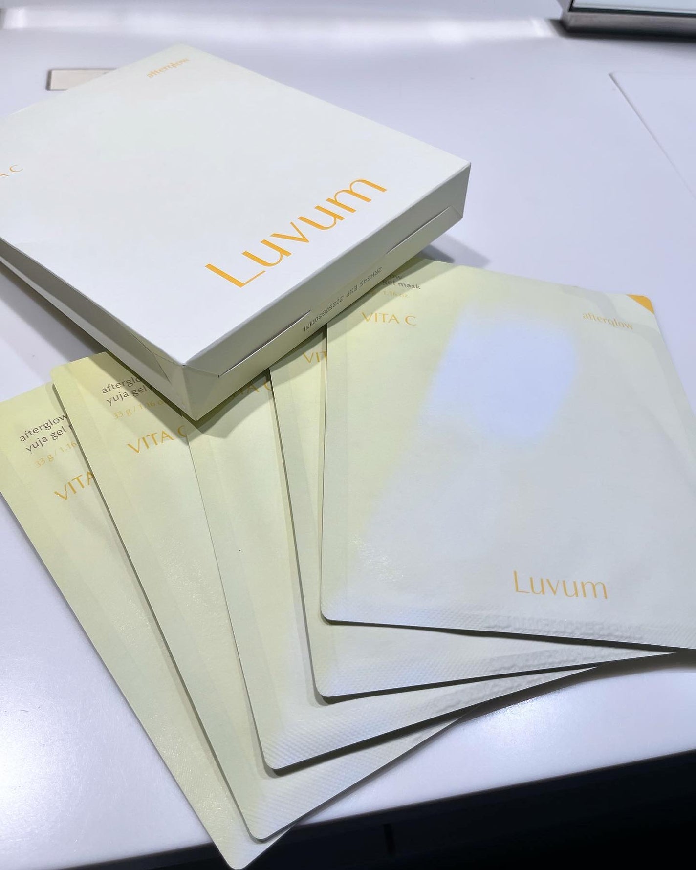 ラビューム アフターグロウ ゆずゲルマスク/Luvum/シートマスク・パックを使ったクチコミ(2枚目)