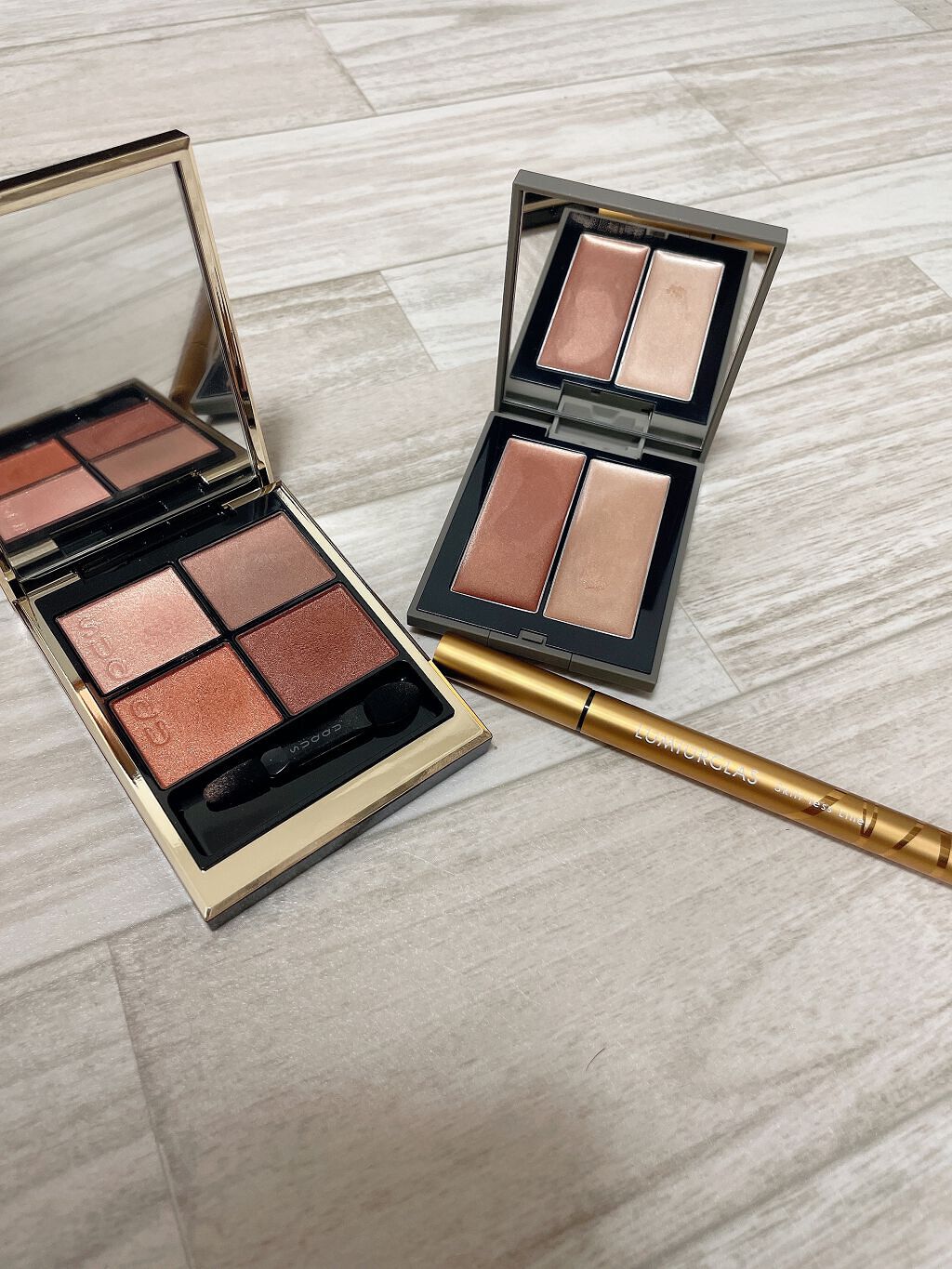 THREE シマリング グロー デュオ/THREE/クリームハイライトを使ったクチコミ（3枚目）