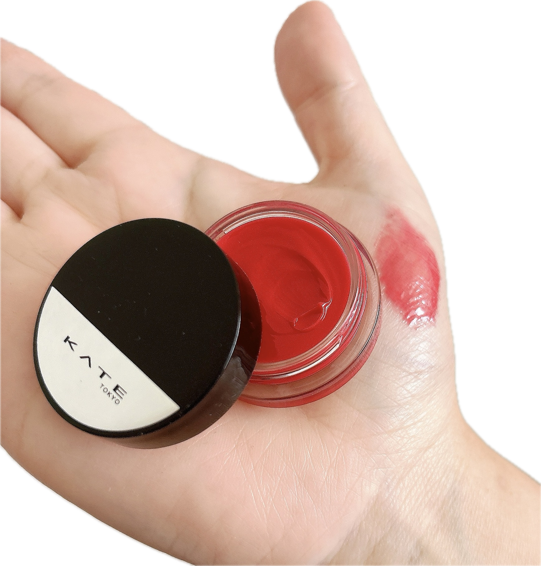 ケイト バーチャルリップバーム EX-1 バーチャル夜市の林檎飴(限定) 3.1g/KATE/リップバームを使ったクチコミ（3枚目）