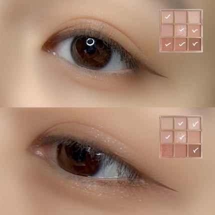 KEYBO FALL IN LOVE SHADOW PALETTE/keybo/アイシャドウパレットを使ったクチコミ(4枚目)