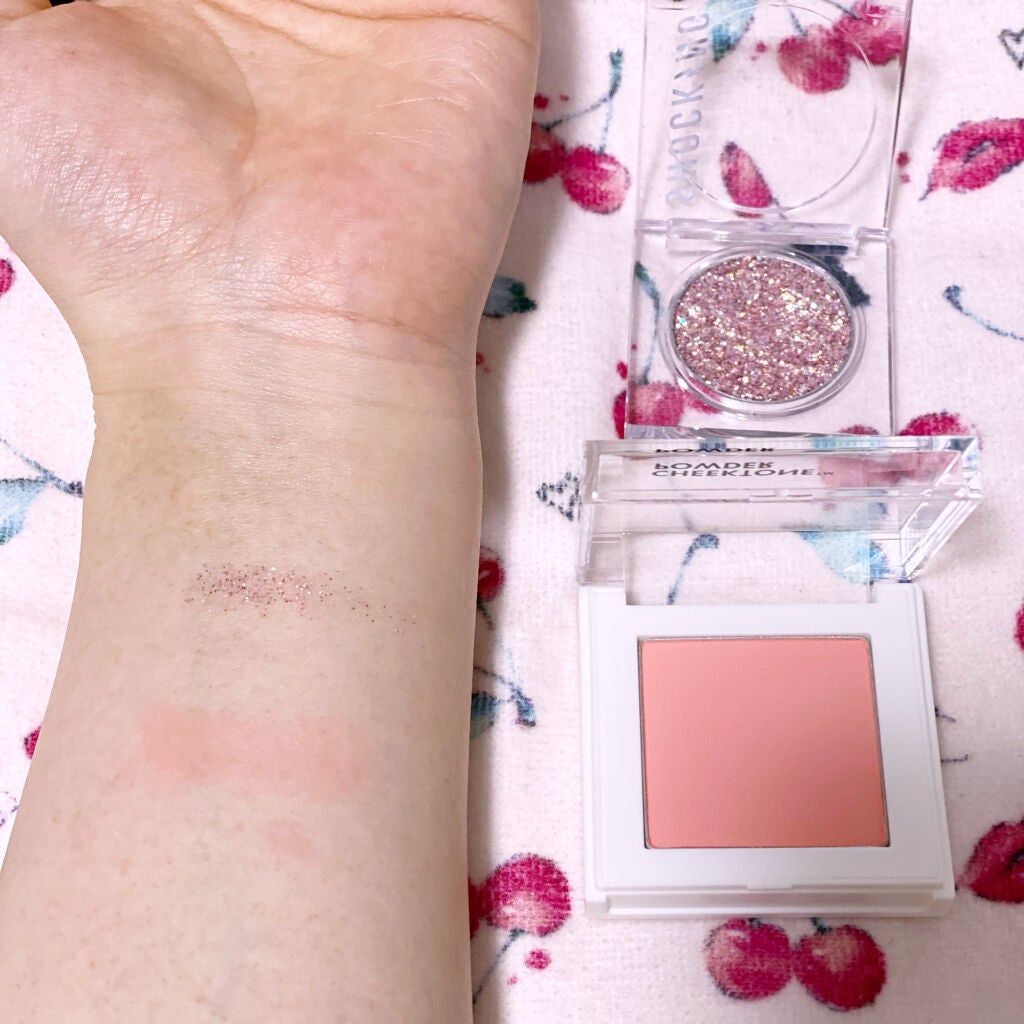 CHEEKTONE POWDER/TONYMOLY/パウダーチークを使ったクチコミ(4枚目)