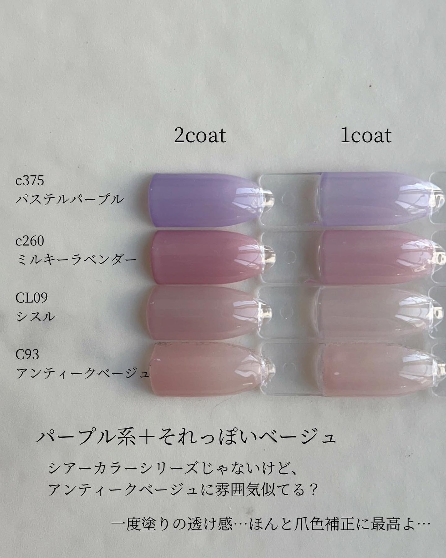 のりちょ🐰自分を労るごほう"美"レシピ on LIPS 「\プチプラ♡カルムカラー新色比較part1✨/プチプラアンバ..」(4枚目)