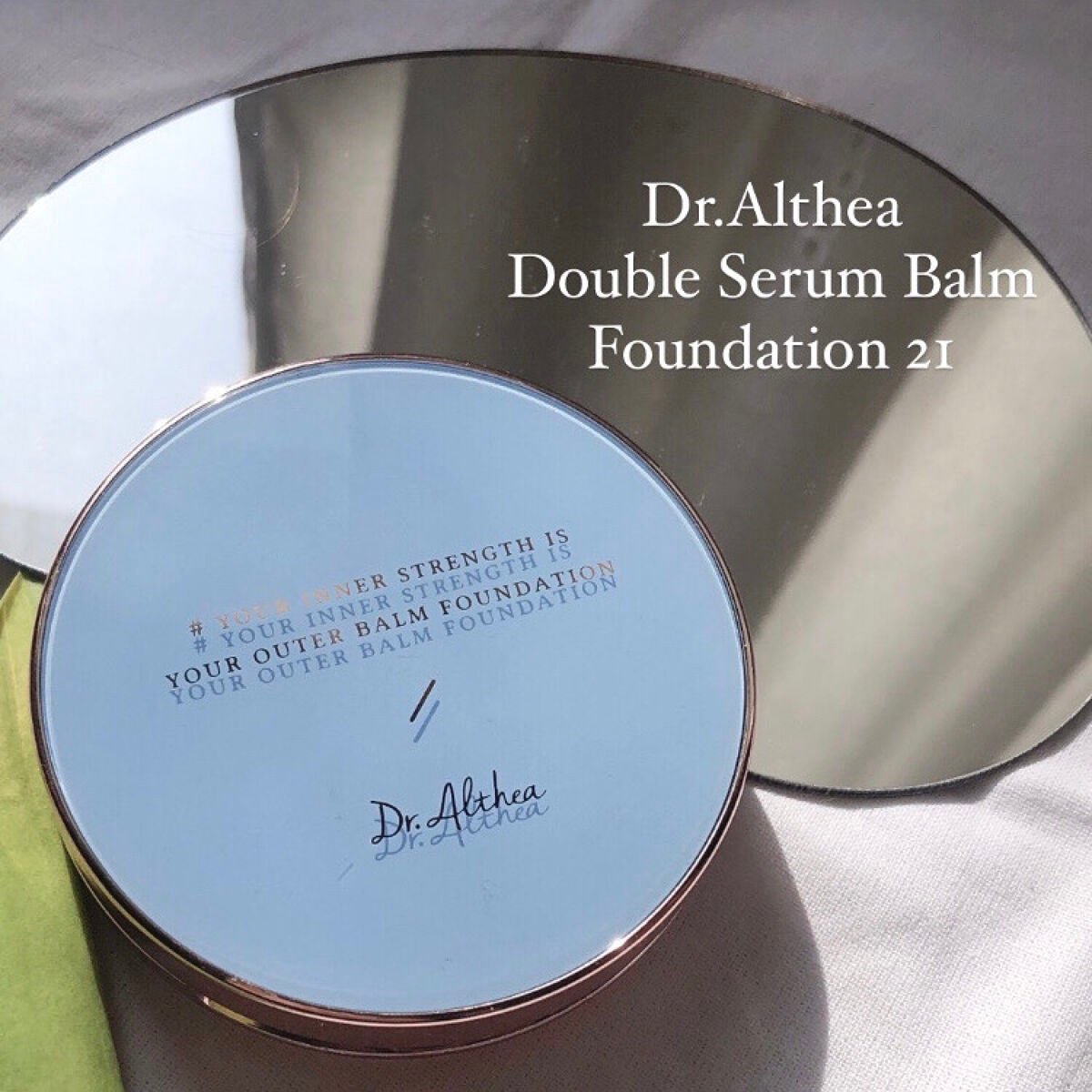 ダブル セラム バーム ファンデーション/Dr.Althea/クリーム・エマルジョンファンデーションを使ったクチコミ(2枚目)