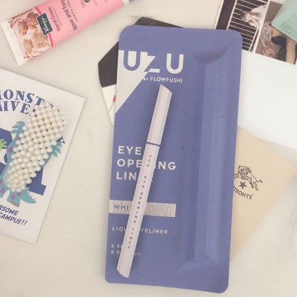 EYE OPENING LINER/UZU BY FLOWFUSHI/リキッドアイライナーを使ったクチコミ(1枚目)