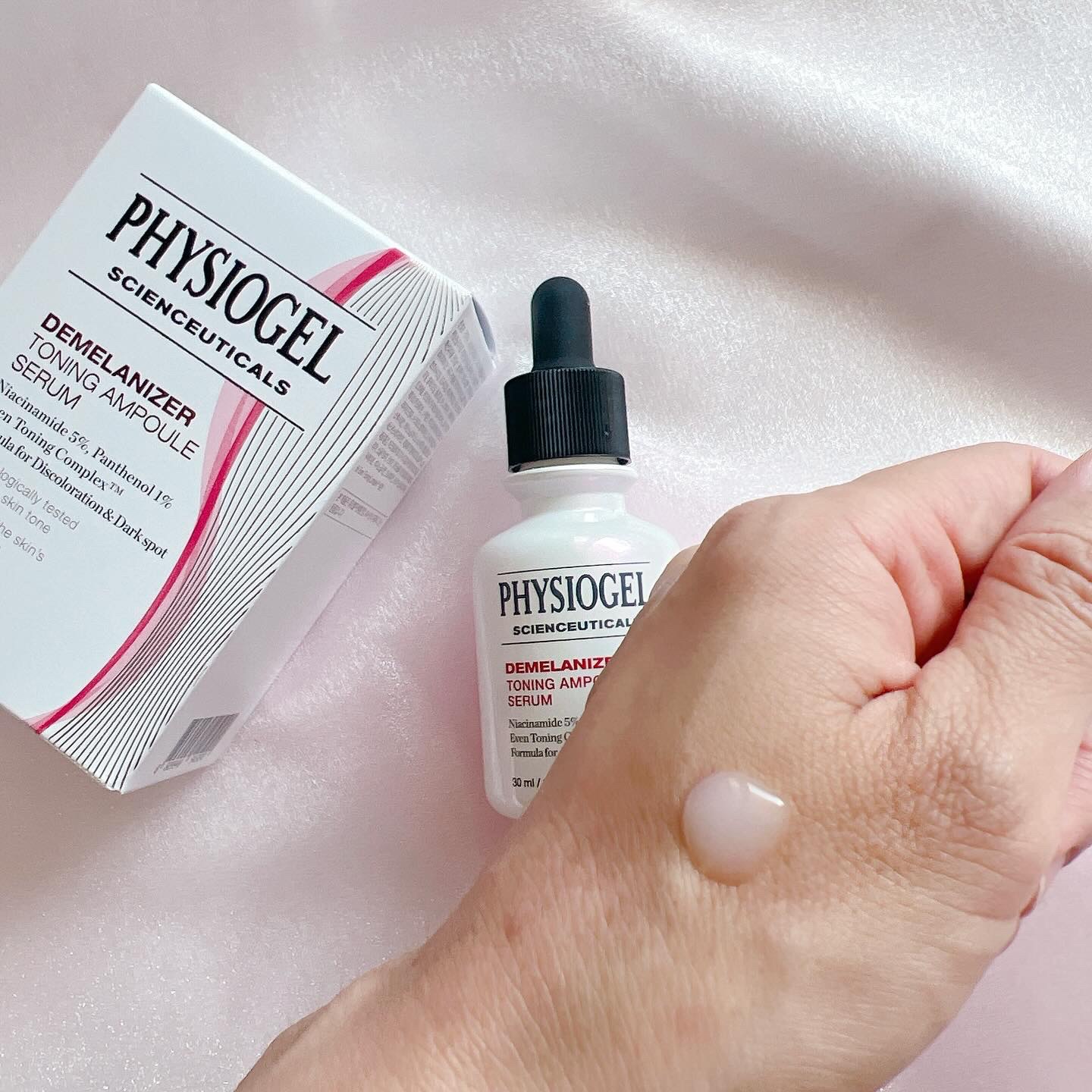 ディメラナイザートーニングアンプル/PHYSIOGEL/美容液を使ったクチコミ（3枚目）