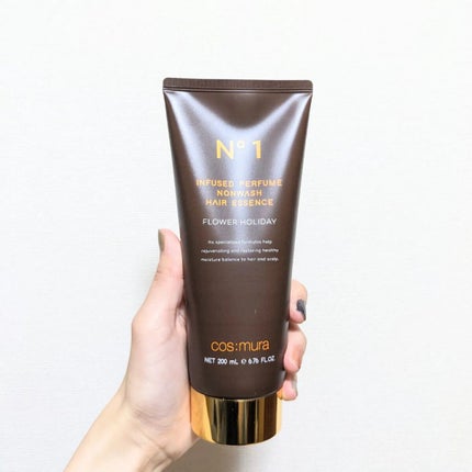 インフューズドパフュームノンウォッシュヘアエッセンス/cos:mura/洗い流すヘアトリートメントを使ったクチコミ(2枚目)