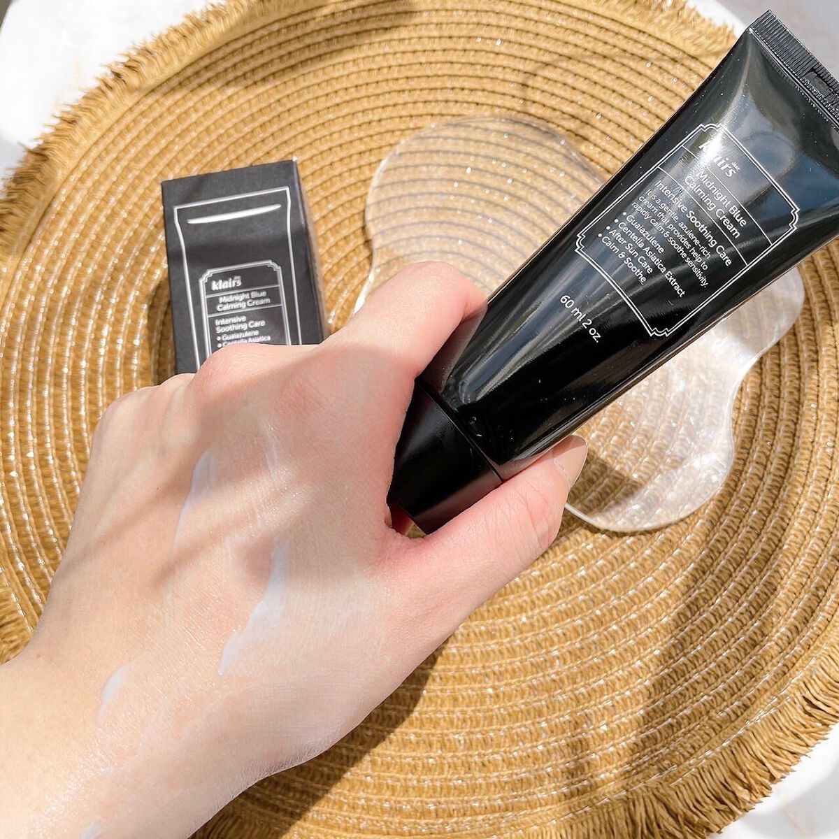 ミッドナイトブルーカーミングクリーム/Klairs/フェイスクリームを使ったクチコミ(5枚目)