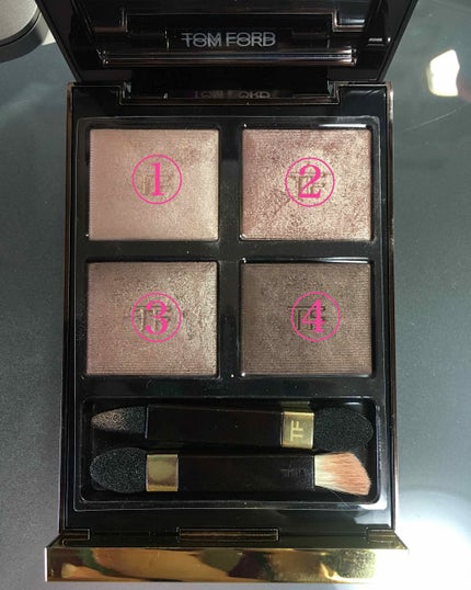 アイ カラー クォード/TOM FORD BEAUTY/アイシャドウパレットを使ったクチコミ(2枚目)