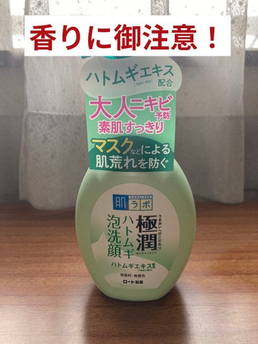 極潤 ハトムギ泡洗顔 160ml（ポンプ）/肌ラボ/泡洗顔を使ったクチコミ（1枚目）