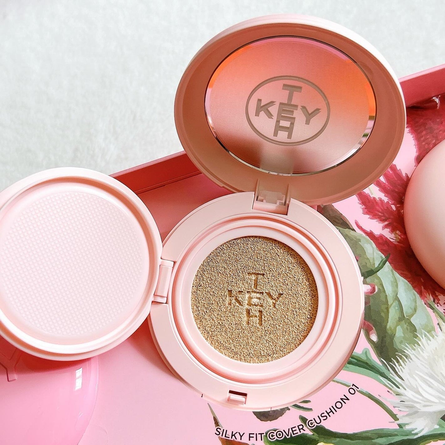 カリフォルニアフェザーライククッション/KEYTH/クッションファンデーションを使ったクチコミ(9枚目)