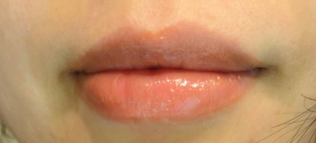 リップカラーシールド/CEZANNE/口紅を使ったクチコミ(2枚目)