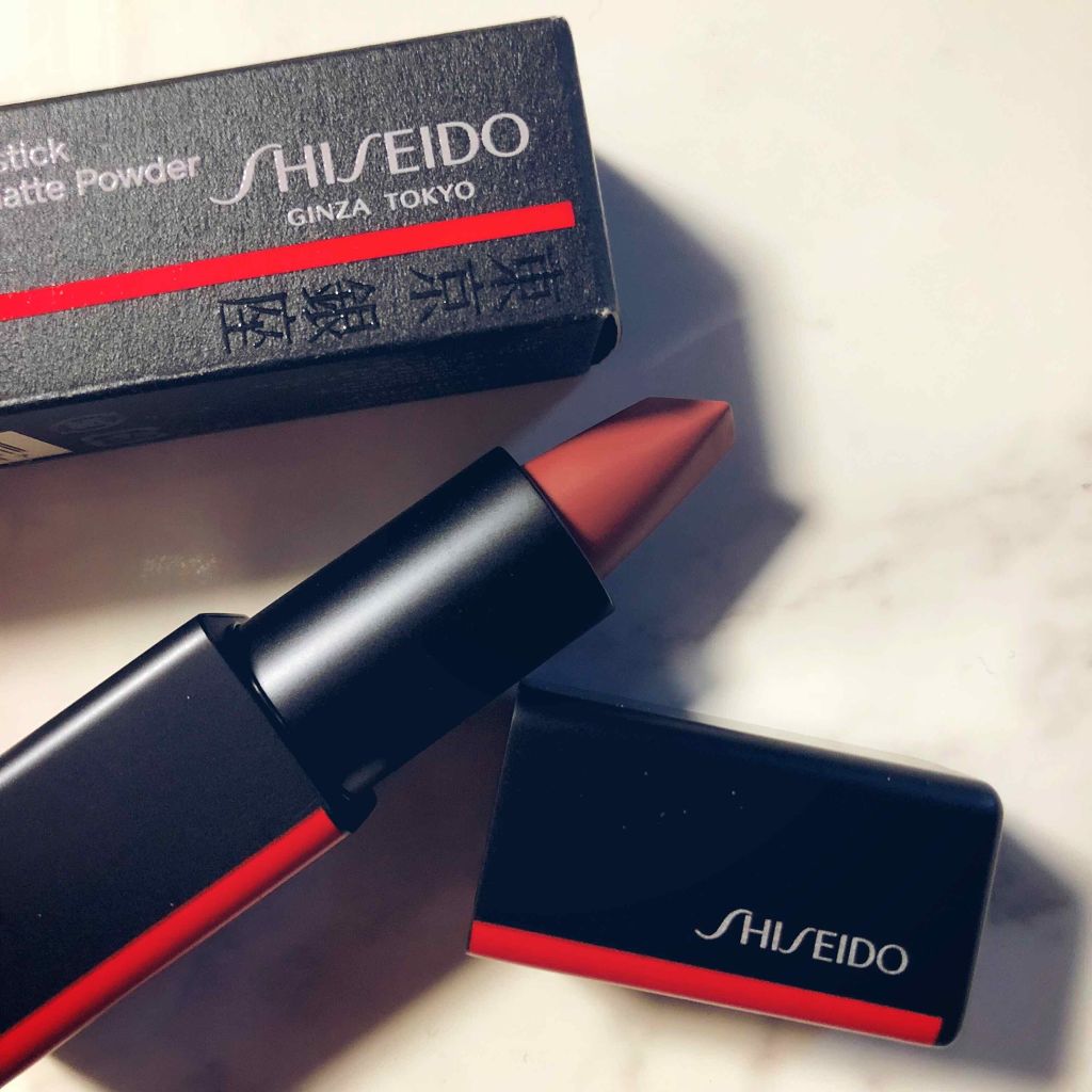 モダンマット パウダーリップスティック/SHISEIDO/口紅を使ったクチコミ（2枚目）