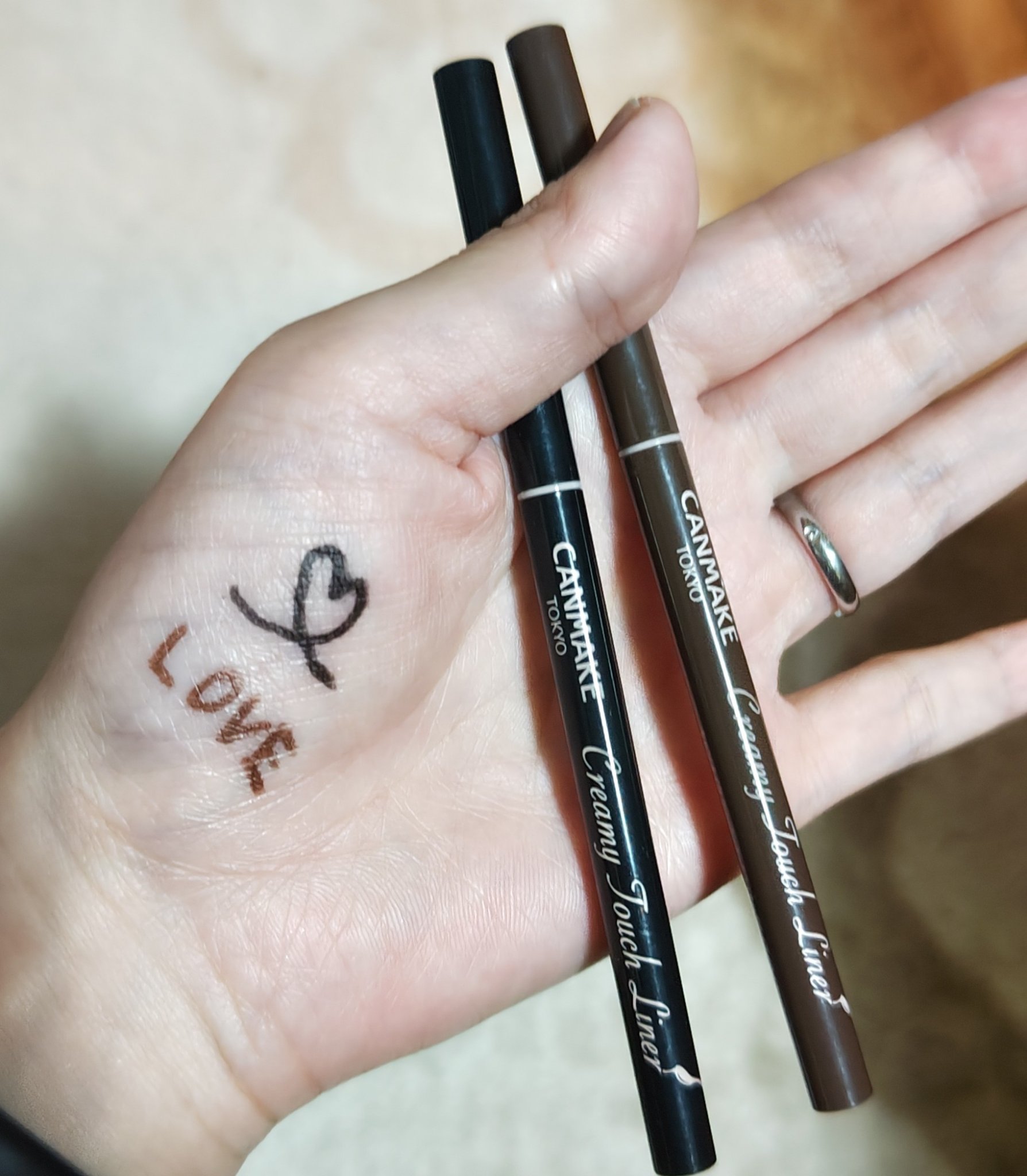 クリーミータッチライナー/キャンメイク/ジェルアイライナーを使ったクチコミ（2枚目）