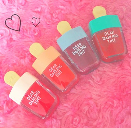 ディアダーリン ウォータージェルティント (アイスティント)/ETUDE/口紅を使ったクチコミ(1枚目)