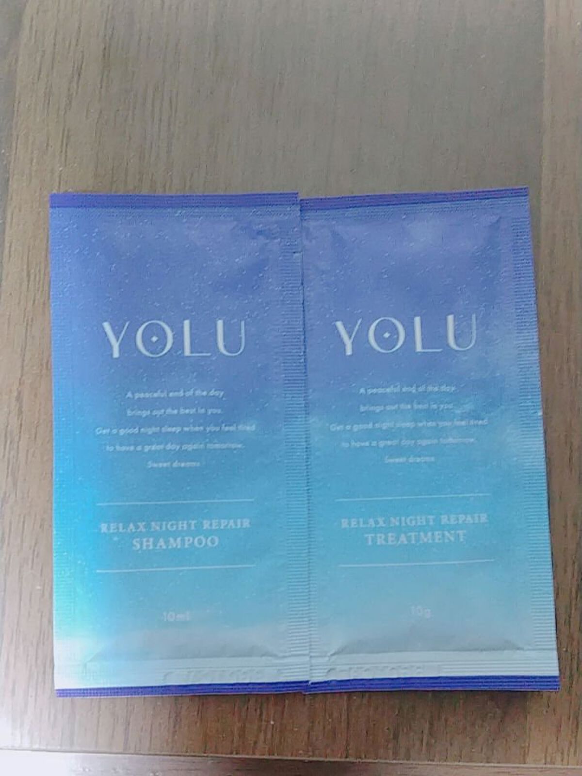 リラックスナイトリペア シャンプー／トリートメント/YOLU/市販シャンプーを使ったクチコミ（1枚目）