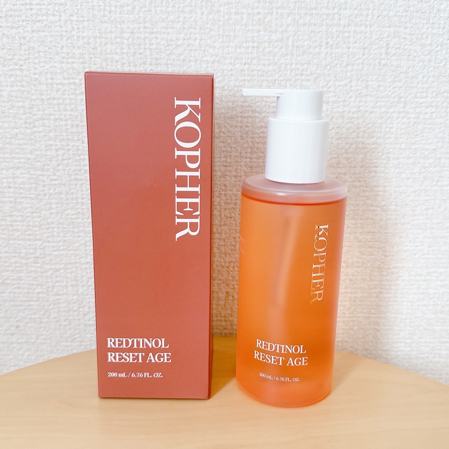 【新品未開封】Kophelコフェル レッドチノールリセットエージ 200ml 2024年秋新作オイルクレンジングレッドチノールリセットエージ