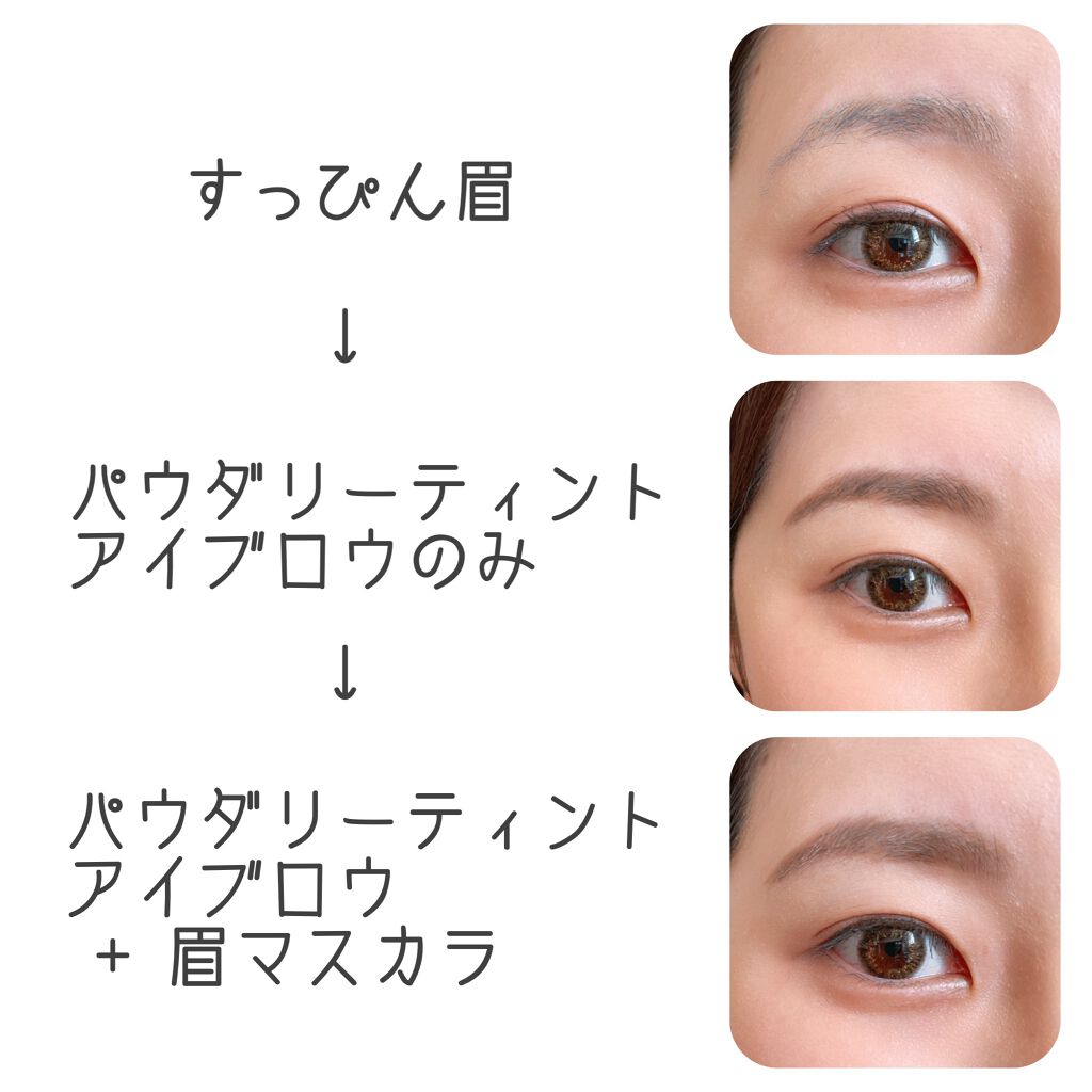 パウダリーティント アイブロウ/FASIO/眉ティントを使ったクチコミ(2枚目)
