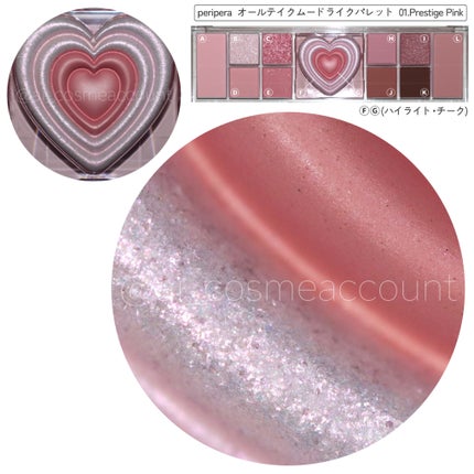 オールテイクムードライクパレット/PERIPERA/アイシャドウパレットを使ったクチコミ(5枚目)