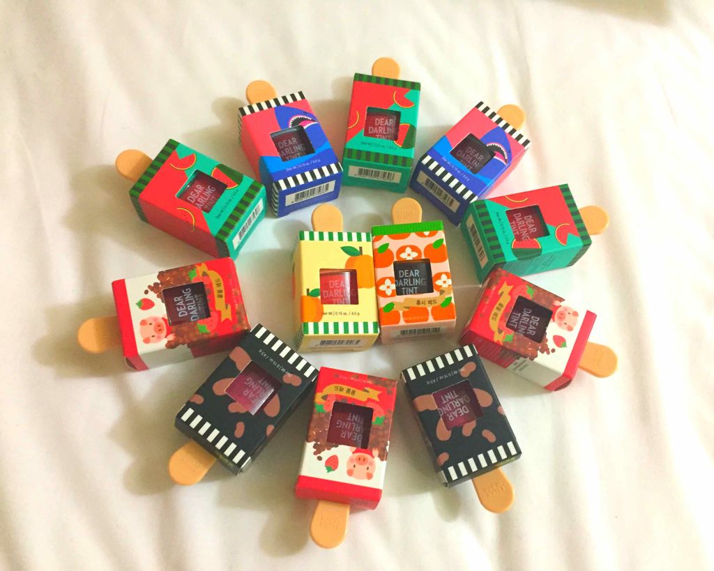 ディアダーリン ウォータージェルティント （アイスティント）/ETUDE/口紅を使ったクチコミ（1枚目）