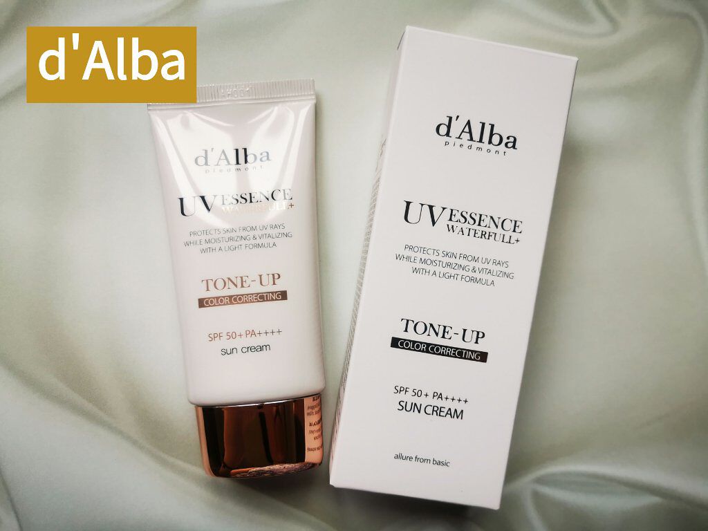 ウォータフルトーンアップサンクリーム/ダルバ/日焼け止めクリームを使ったクチコミ（1枚目）