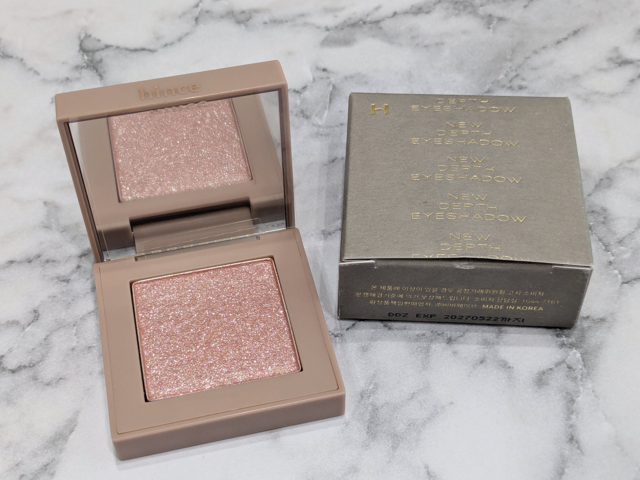 ニューデップスアイシャドウ/hince/単色アイシャドウを使ったクチコミ（1枚目）