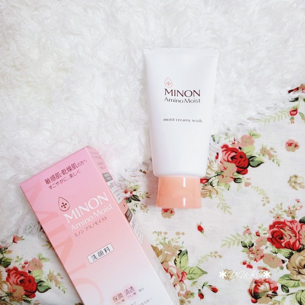 アミノモイスト モイストクリーミィ ウォッシュ/ミノン/洗顔フォームを使ったクチコミ(1枚目)