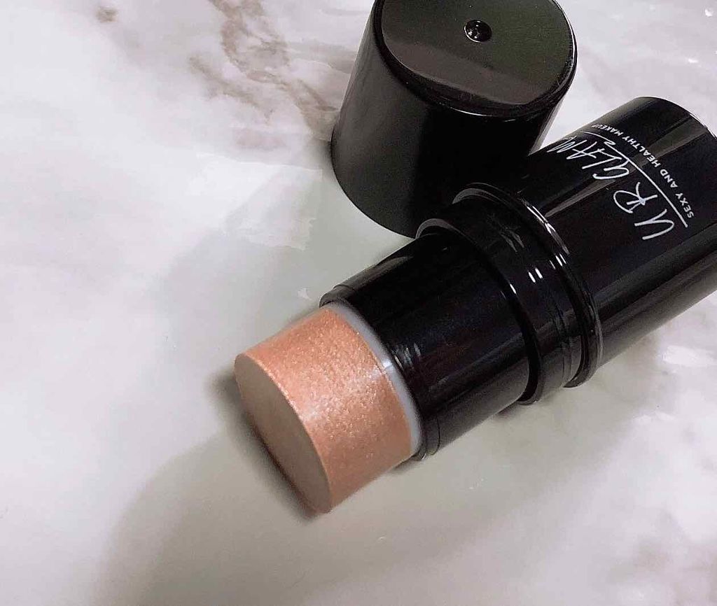 UR GLAM FACE GLOSS STICK/U R GLAM/ジェル・クリームチークを使ったクチコミ(2枚目)