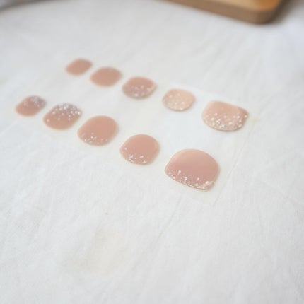 シンデレラネイル(切らなくていいジェルネイルシール)/mmme/ネイルシールを使ったクチコミ(5枚目)