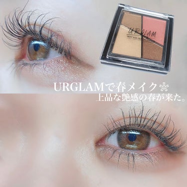 UR GLAM　VELVET EYE COLOR PALETTE コーラルブラウン/U R GLAM/アイシャドウパレットを使ったクチコミ（1枚目）