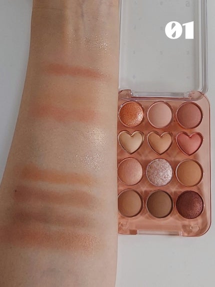 目元チュートリアルアイパレット/Colorgram/アイシャドウパレットを使ったクチコミ(4枚目)