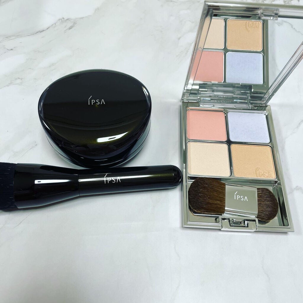 デザイニング フェイスカラーパレット/IPSA/プレストパウダーを使ったクチコミ(4枚目)