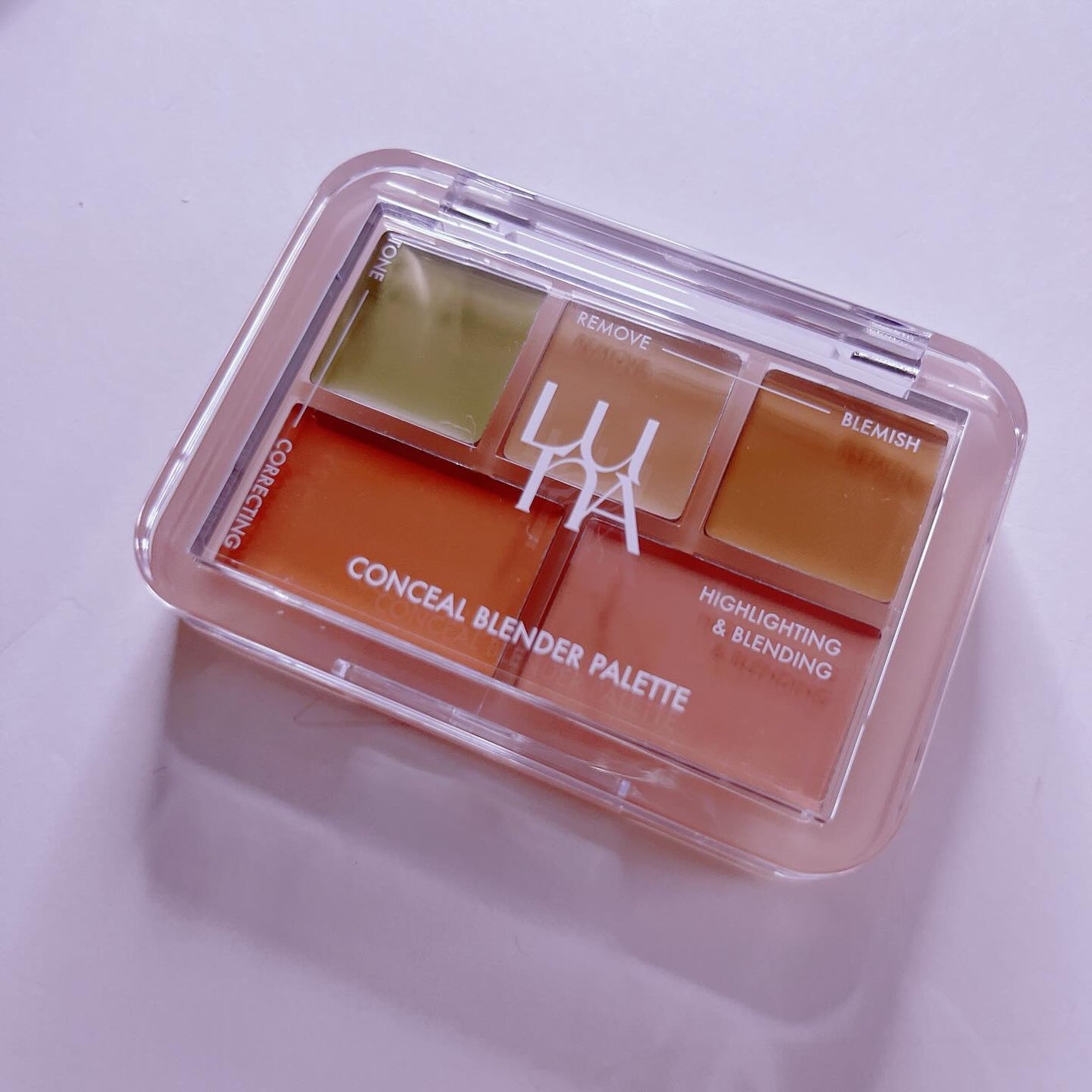 コンシールブレンダーパレット/LUNA/パレットコンシーラーを使ったクチコミ(1枚目)