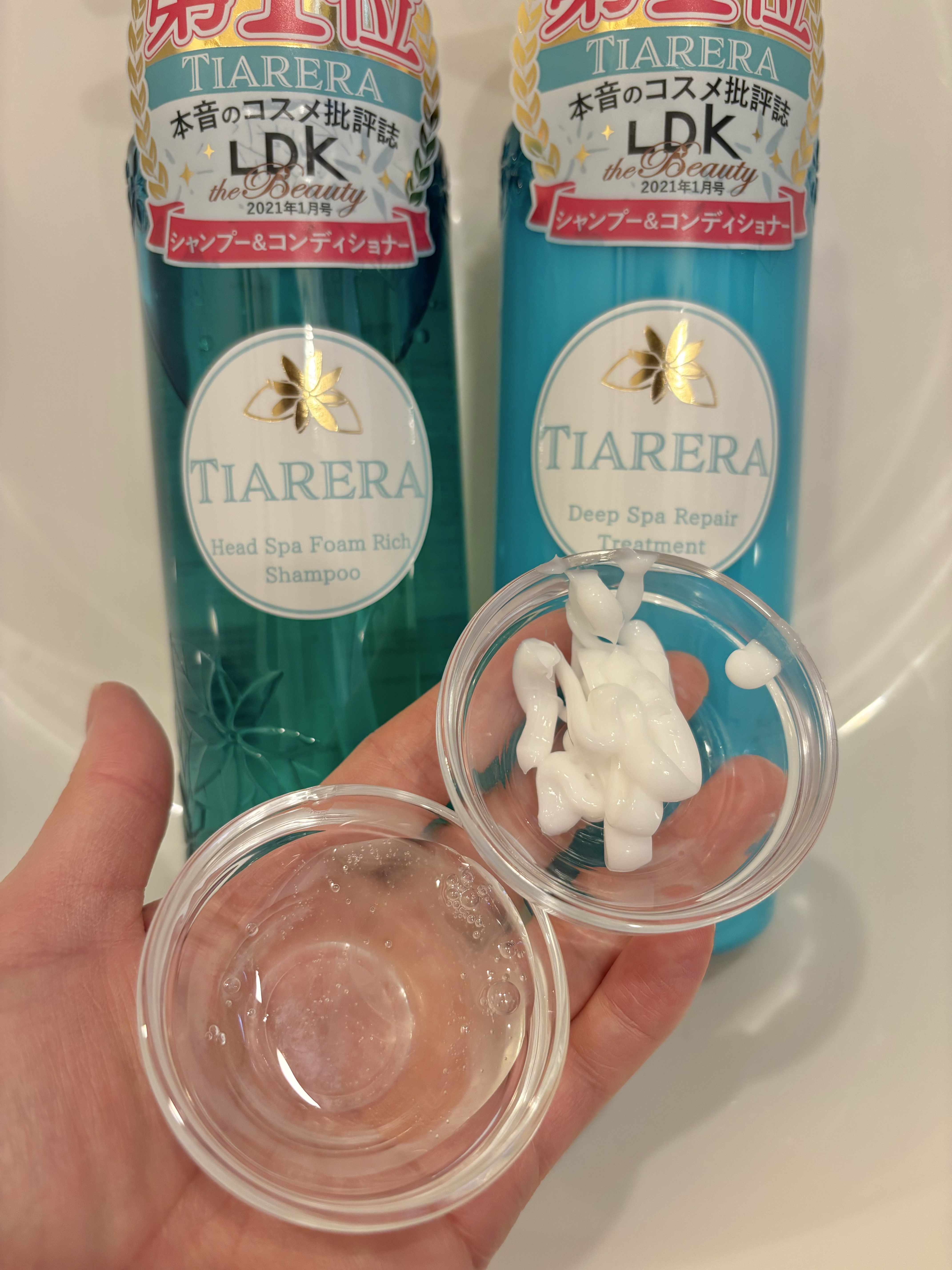 ヘッドスパフォームリッチシャンプー／ディープスパリペアトリートメント/TIARERA/市販シャンプーを使ったクチコミ（2枚目）