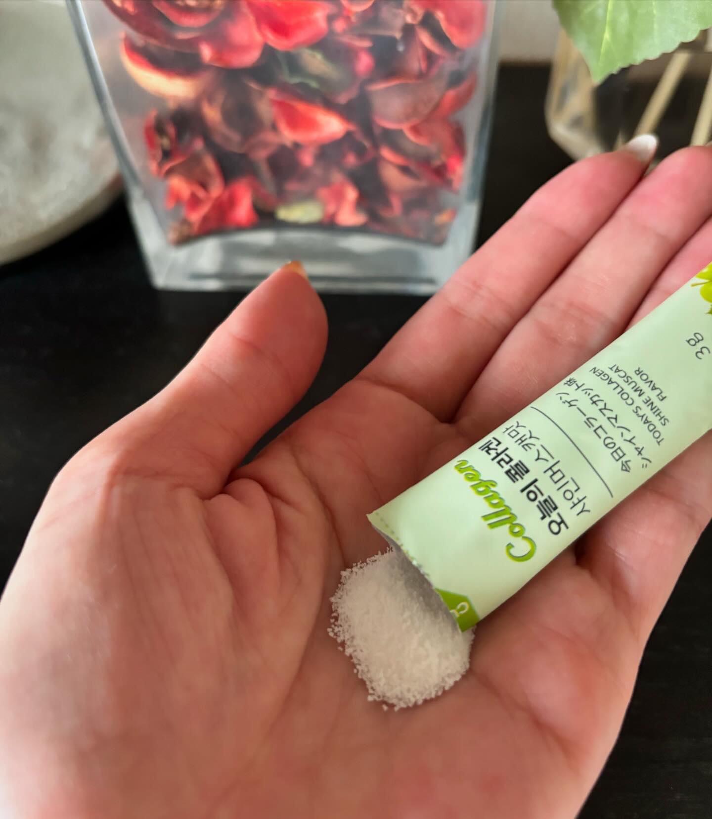 今日のコラーゲン シャインマスカット/メディタミン/美容サプリメントを使ったクチコミ（2枚目）