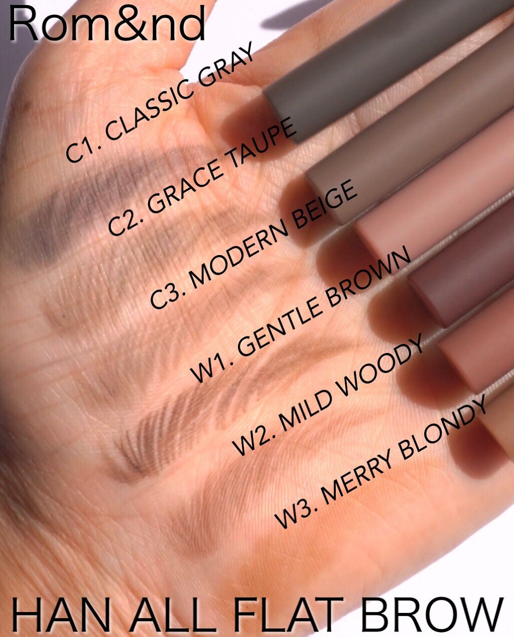 HAN ALL SHARP BROW/rom&nd/アイブロウペンシルを使ったクチコミ(2枚目)