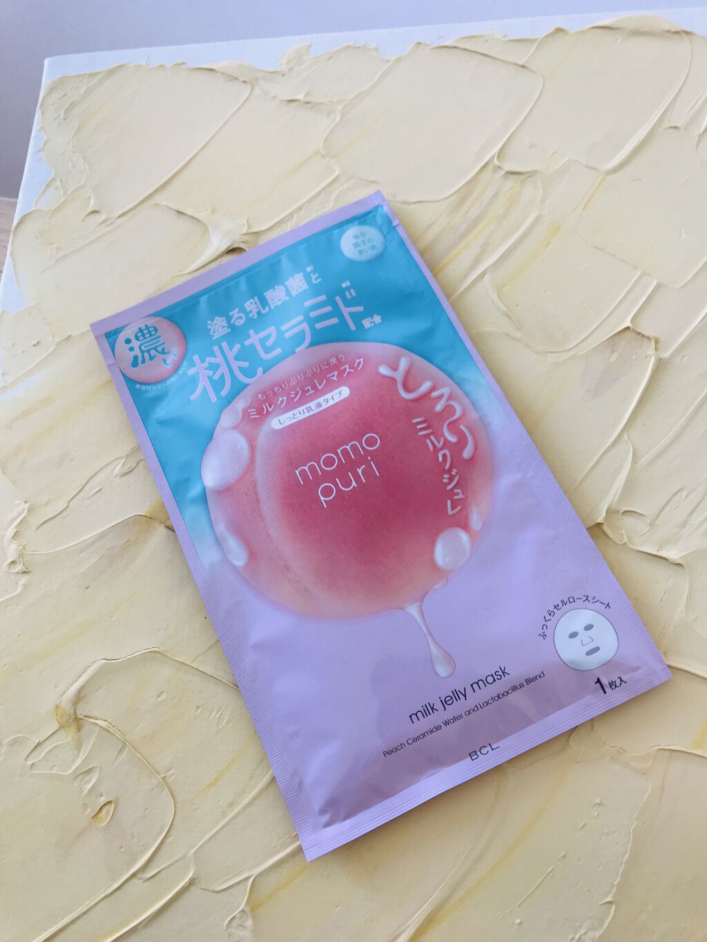 潤い濃密ミルクジュレマスク/ももぷり/シートマスク・パックを使ったクチコミ（1枚目）