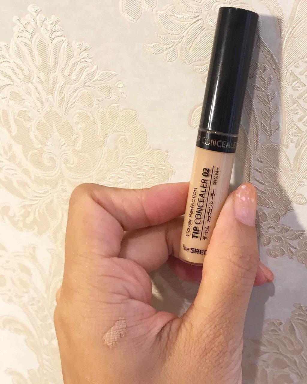 カバーパーフェクション チップコンシーラー/the SAEM/リキッドコンシーラーを使ったクチコミ(2枚目)
