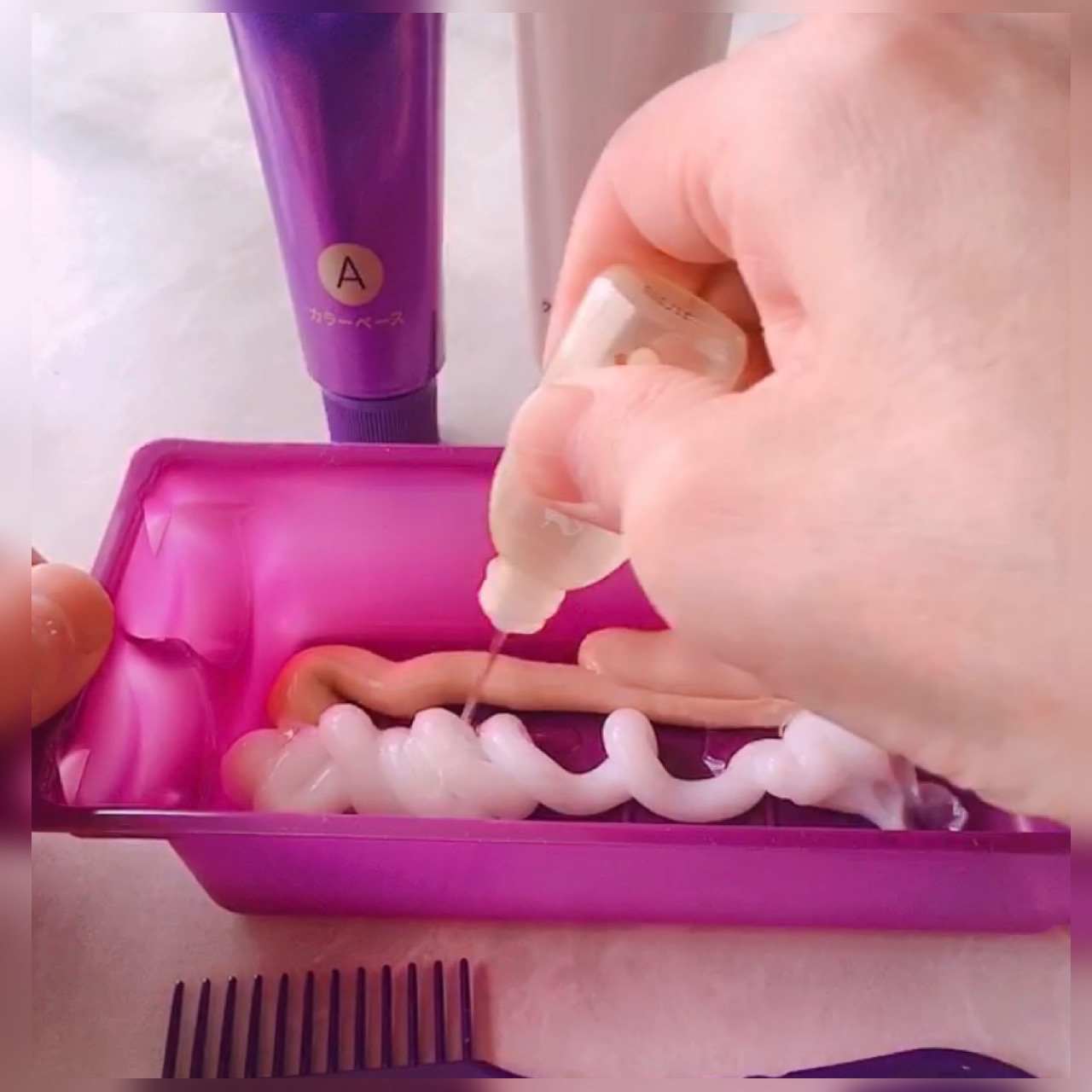 ウエラトーン ツープラスワン クリームタイプ 8GM/ウエラ/ヘアカラーを使ったクチコミ（2枚目）