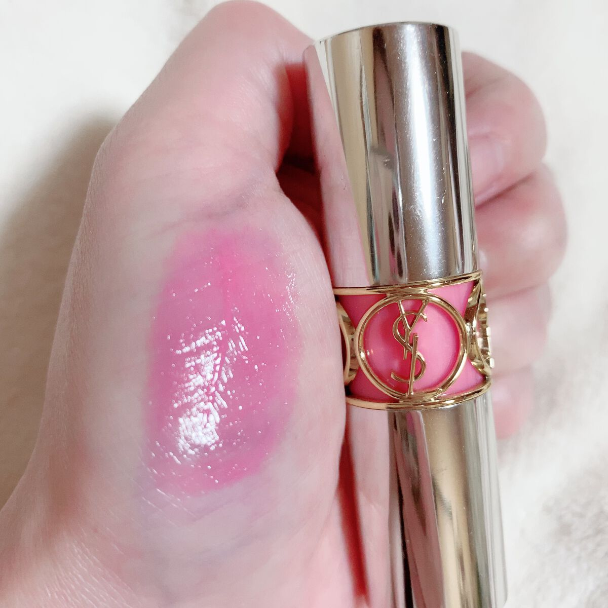 ヴォリュプテ ティントインバーム/YVES SAINT LAURENT BEAUTE/口紅を使ったクチコミ(5枚目)